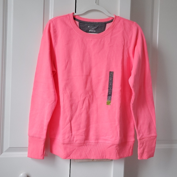 tek gear Sweaters - ♡SOLD♡ TEK GEAR PINK THUMB HOLE SWEATSHIRT top crew neck Size Medium
